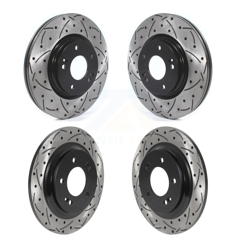Kit de Rotor de frein à fente avant et arrière, pour Kia Hyundai Optima Elantra GT Sonat