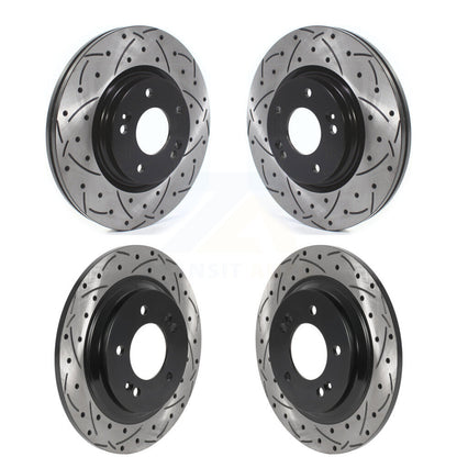 Kit de Rotor de frein à fente avant et arrière, pour Kia Hyundai Optima Elantra GT Sonat