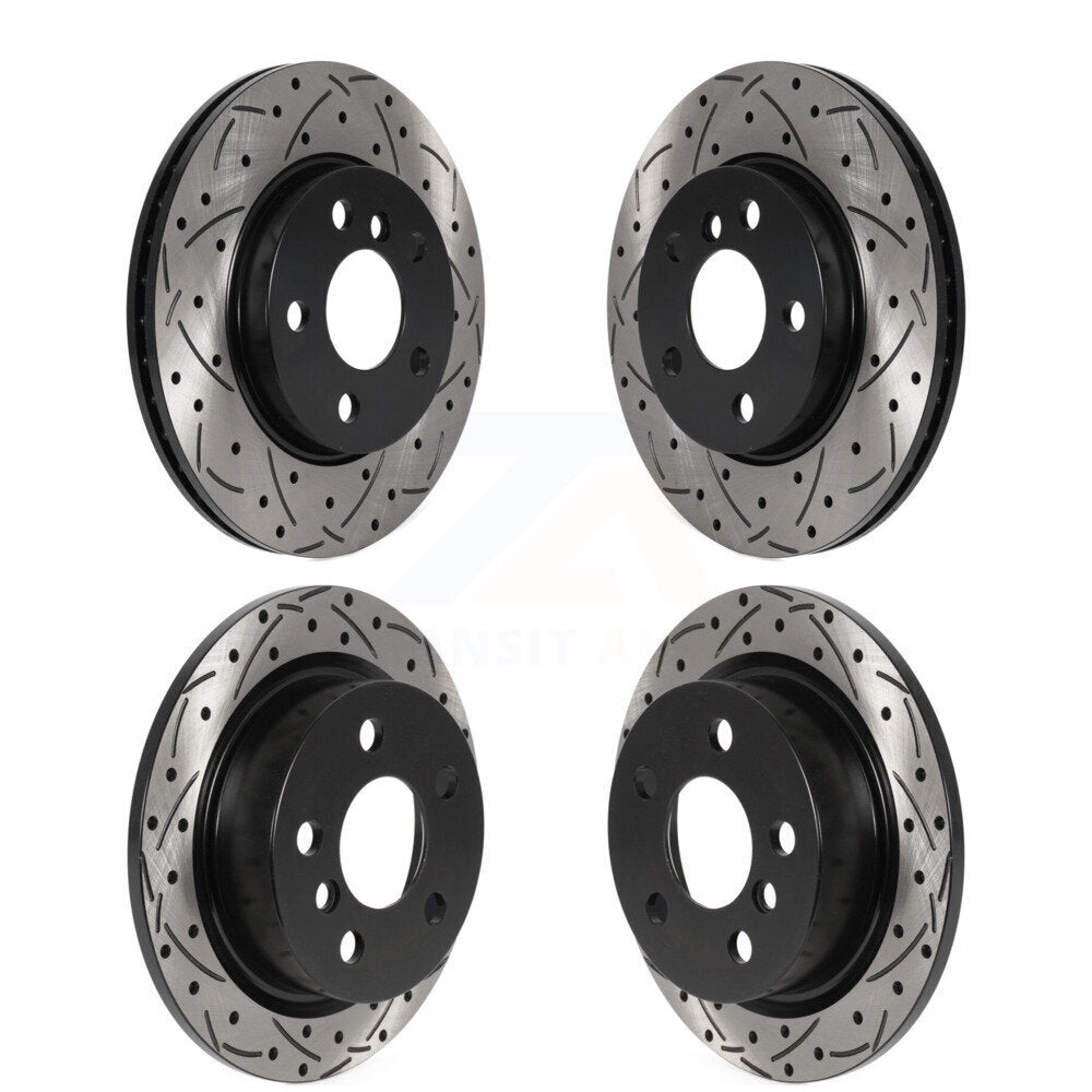 Kit de rotors de frein à disque fendus percés avant et arrière pour Mini Cooper