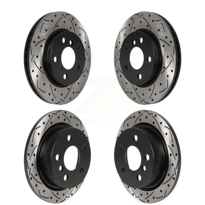 Kit de rotors de frein à disque fendus percés avant et arrière pour Mini Cooper