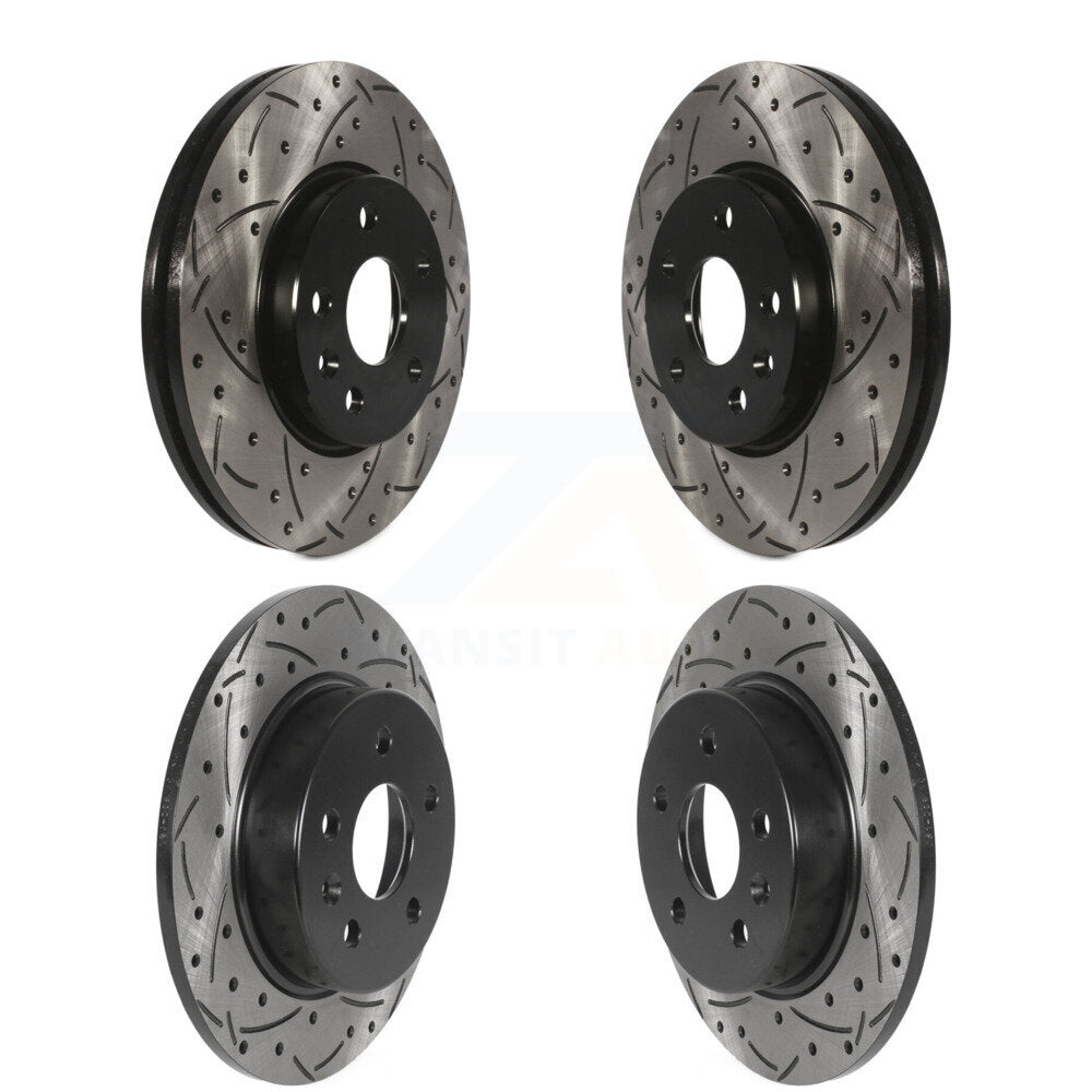 Kit de Rotors de frein à disque de fente de forage avant et arrière pour Chevrolet Cruze Bolt EV EUV Vol