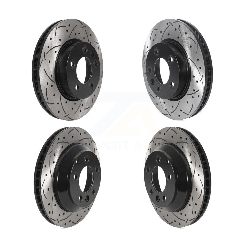 Kit d'assemblage de moyeu de Rotor de frein à disque à fente avant et arrière, pour Volkswagen Touare