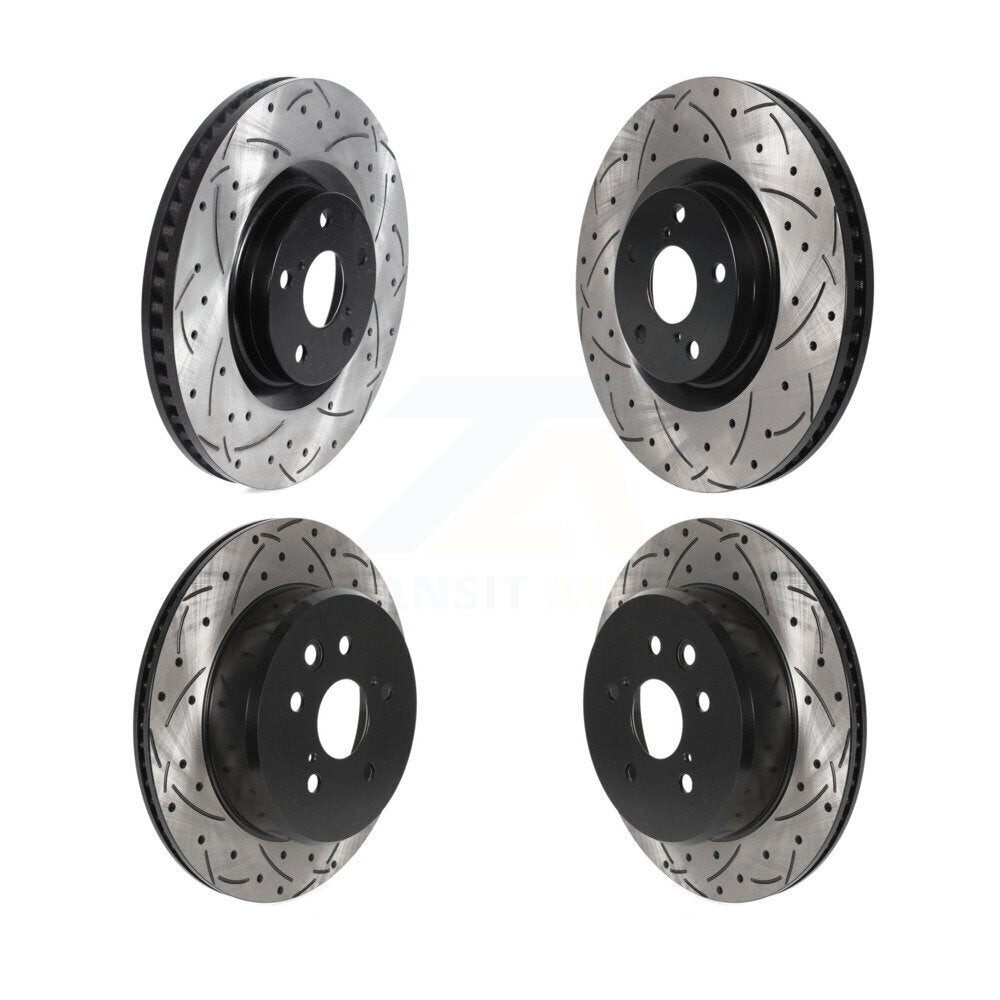 Kit de rotors de frein à fente avant et arrière, pour Lexus IS300 IS350 GS350 RC350 RC30