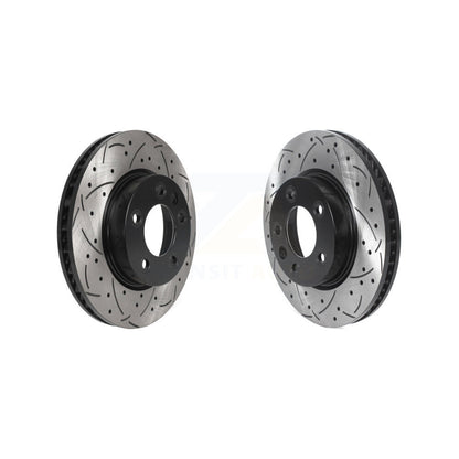 Kit de rotors de frein à disque à fente avant percée pour Volkswagen Touareg Porsche Cayenne