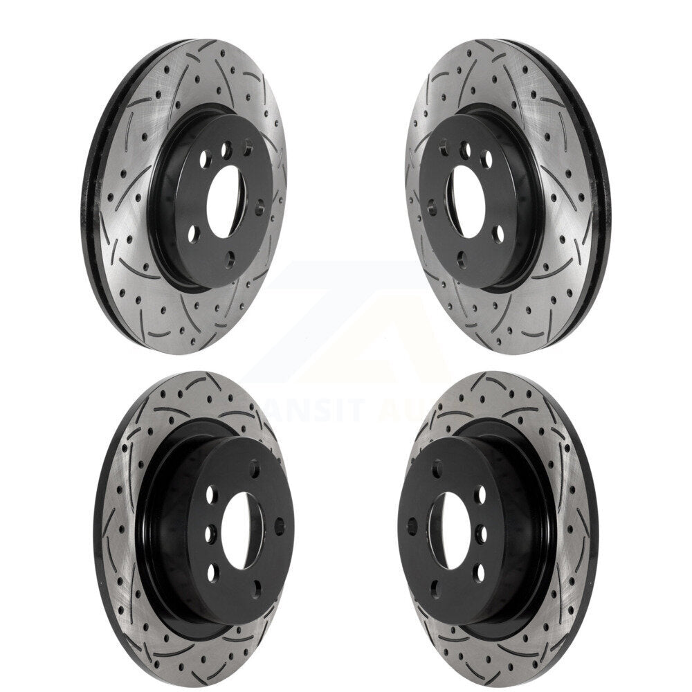 Kit de rotors de frein à disque fendus percés avant et arrière pour Mini Cooper Clubman