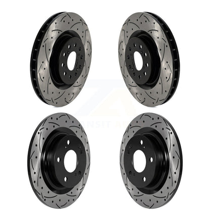 Kit de Rotor de frein à disque, fente de perçage pour manteau avant et arrière, pour Honda Civic Type 2017 – 2020