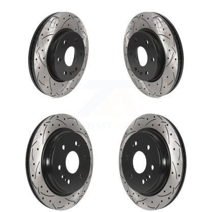 Kit de Rotor de frein à fente de perçage avant et arrière, pour GMC Chevrolet Silverado 1500 Sierra X