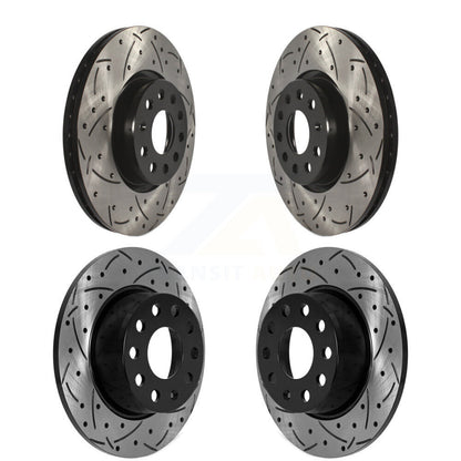 Kit de rotors de frein à disque à fente avant et arrière, pour Volkswagen Taos FWD 2022 – 2023