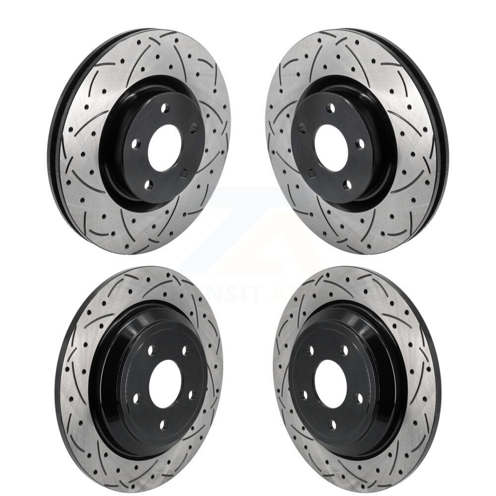 Kit de rotors de frein à disque de fente de forage avant et arrière pour Ford Escape Bronco Sport Lincol
