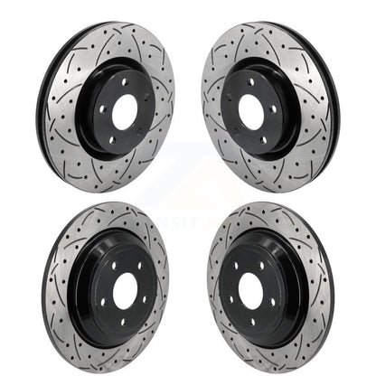 Kit de rotors de frein à disque de fente de forage avant et arrière pour Ford Escape Bronco Sport Lincol