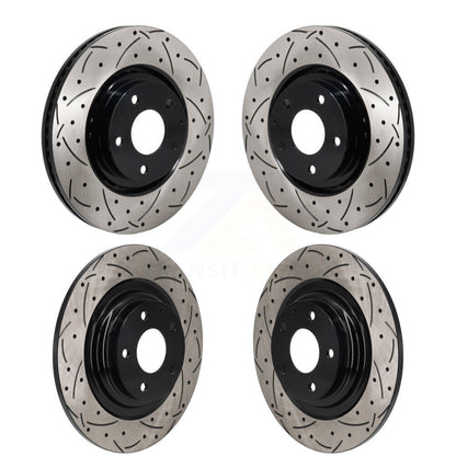 Kit de rotors de frein à disque fendus percés avant et arrière, pour Mazda CX-2016 – 2023