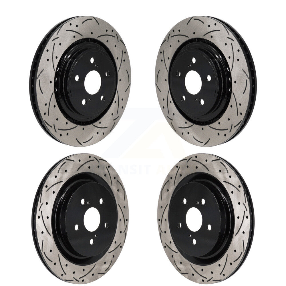 Kit de Rotor de frein à fente avant et arrière, pour Toyota Highlander Lexus RX350 RX350