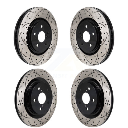 Kit de Rotor de frein à fente avant et arrière, pour Toyota Sienna RAV4 Prime bZ4X Subar