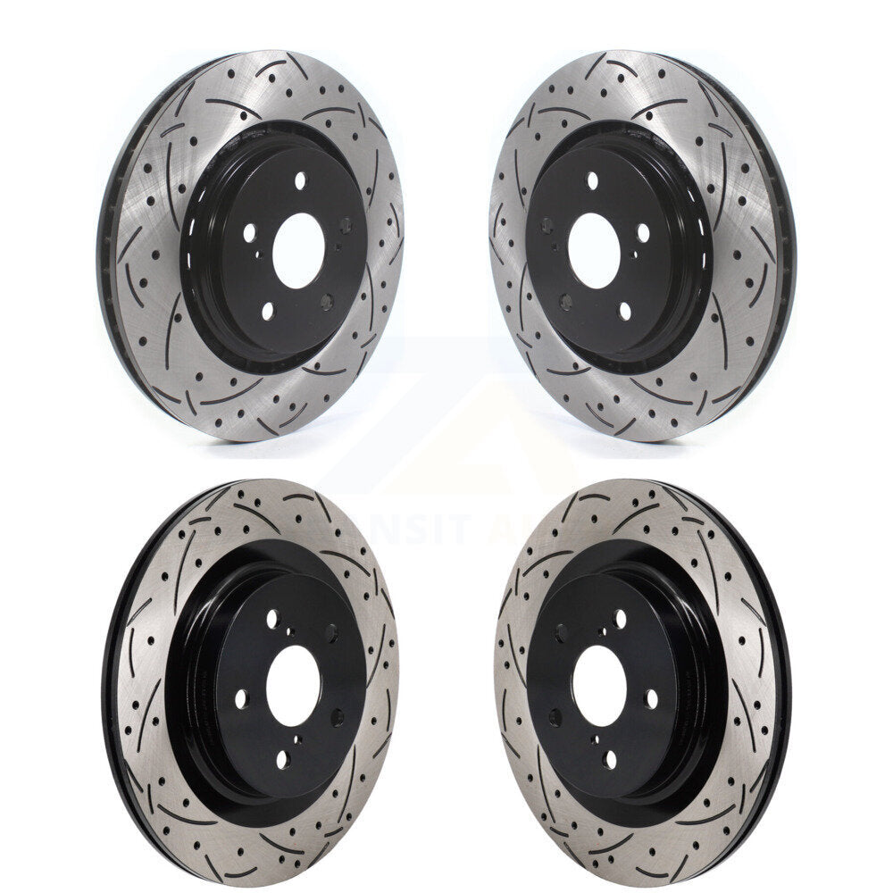 Kit de rotors de frein à fente avant et arrière, pour Lexus NX350h NX350 NX250 Toyota Crow
