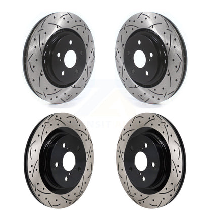 Kit de rotors de frein à fente avant et arrière, pour Lexus NX350h NX350 NX250 Toyota Crow