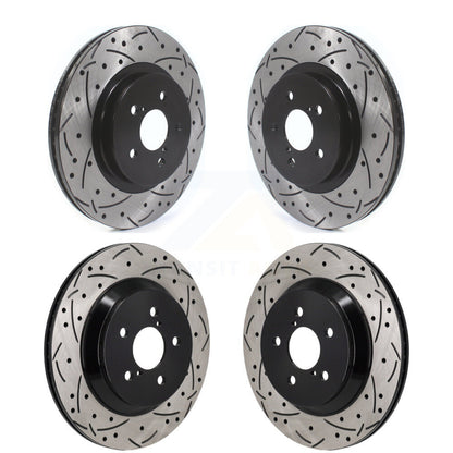 Kit de rotors de frein à disque fendus percés avant et arrière pour Subaru Crosstrek