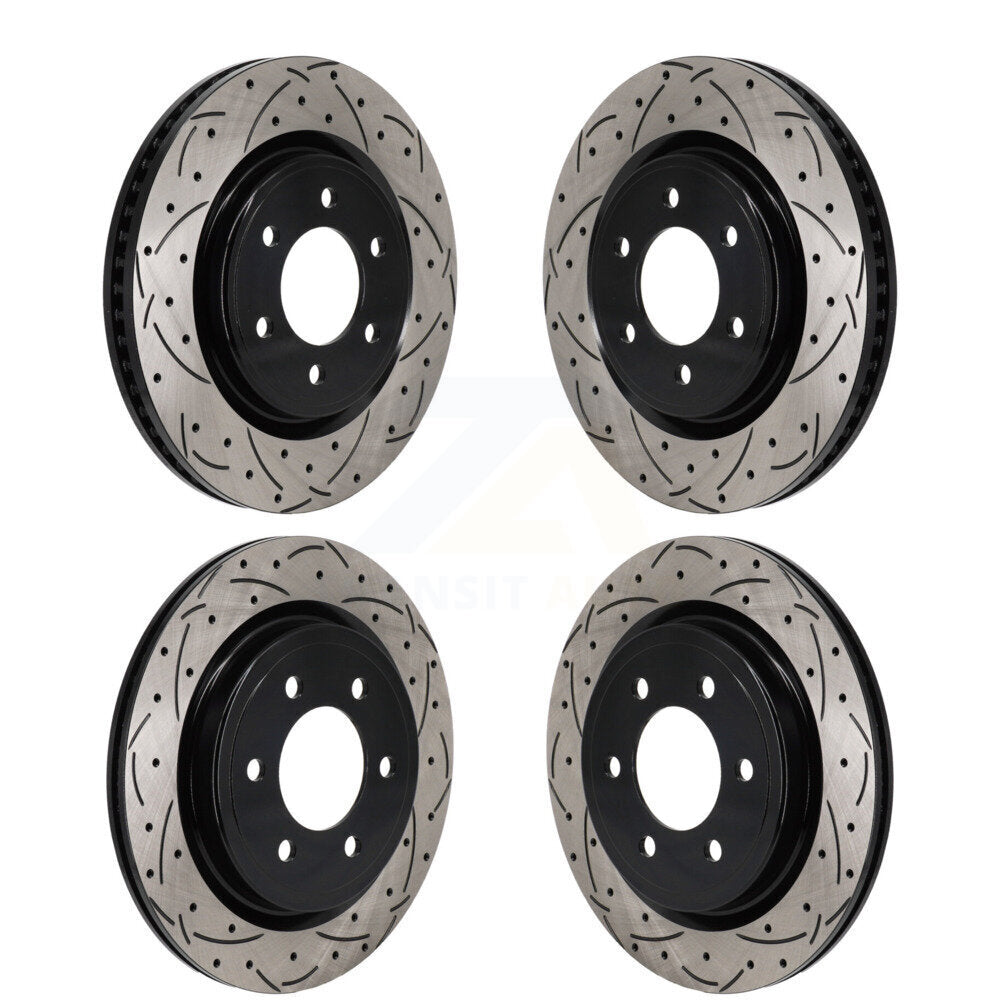 Kit de rotors de frein à disque à fente avant et arrière, pour Ford F-150 Expedition Lincoln