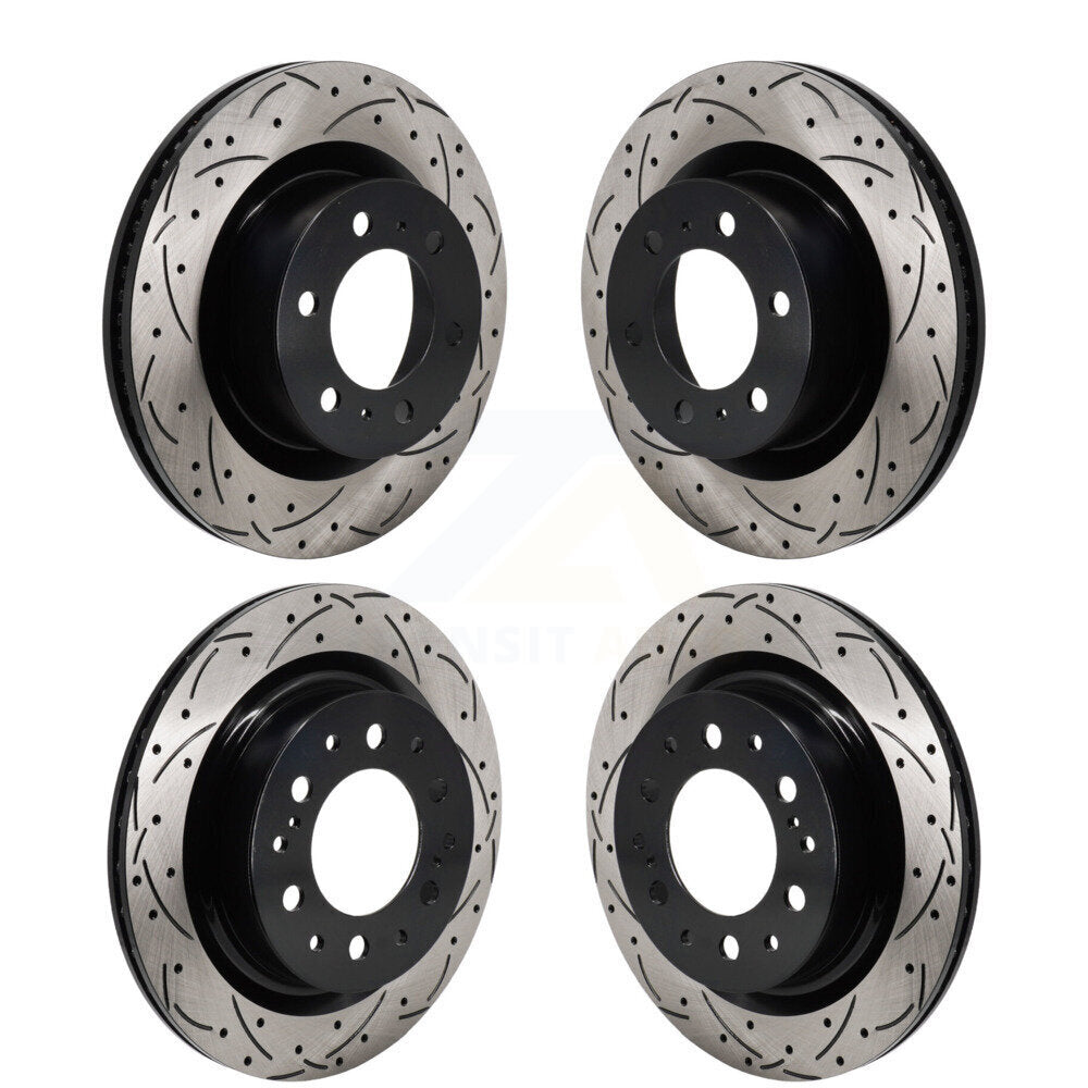 Kit de Rotor de frein à disque, fente de perçage avant et arrière, pour Toyota Tundra Sequoia Lexus LX60