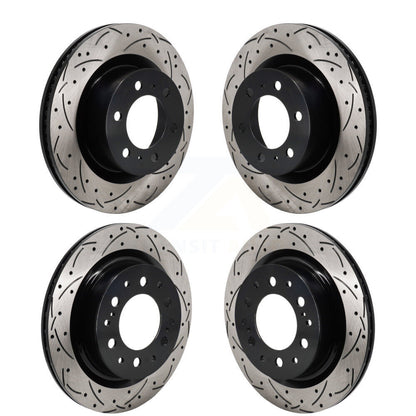 Kit de Rotor de frein à disque, fente de perçage avant et arrière, pour Toyota Tundra Sequoia Lexus LX60
