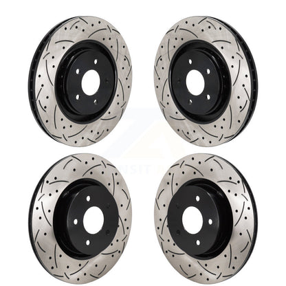 Kit de Rotor de frein à fente de forage avant et arrière, pour Mitsubishi Outlander Nissan Pathfinde