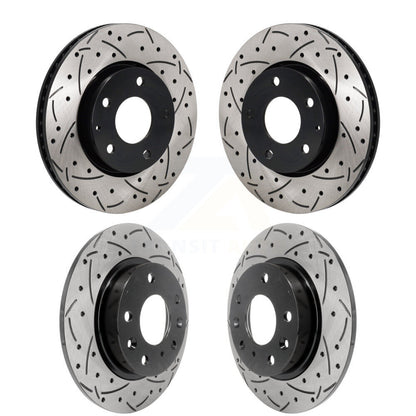 Kit de rotors de frein à disque fendus percés avant et arrière, pour Mazda 3 Sport FWD