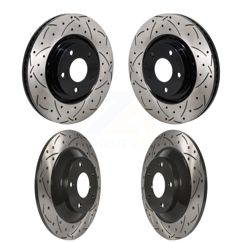 Kit de rotor de frein à disque pour fente de forage avant et arrière, pour Mazda CX-5 Turbocharge 2019 – 2024