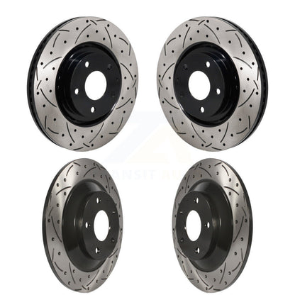 Kit de rotor de frein à disque pour fente de forage avant et arrière, pour Mazda CX-5 Turbocharge 2019 – 2024