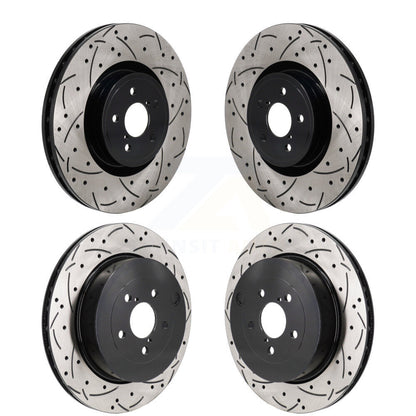 Kit de rotors de frein à disque fendus percés avant et arrière, pour Subaru BRZ Toyota 8