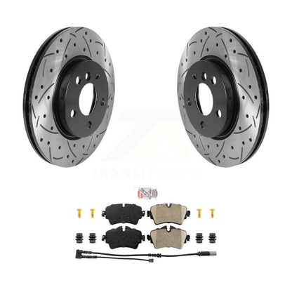 Kit de plaquettes en céramique pour Rotor de frein à disque, fente de forage à revêtement avant, pour Mini Cooper Clubma