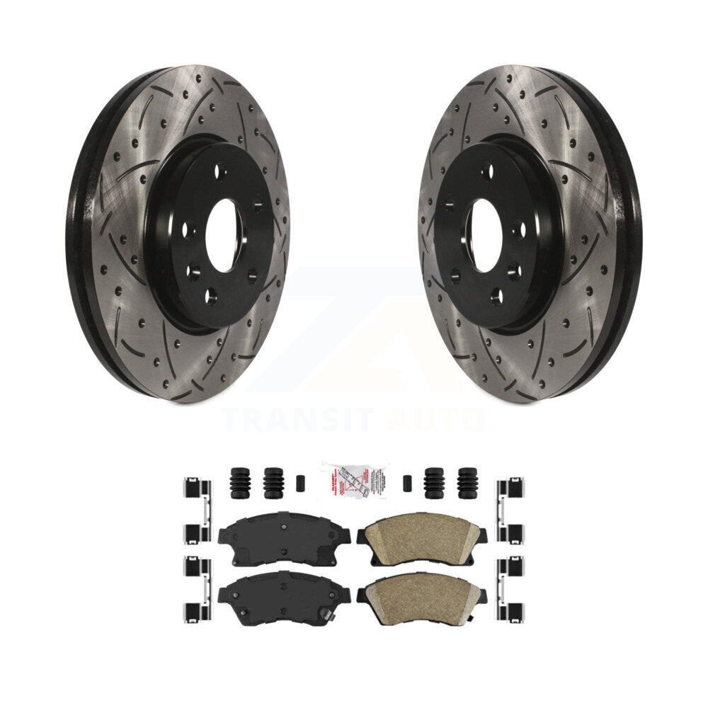 Kit de plaquettes en céramique pour Rotor de frein à fente avant percée, pour Chevrolet Cruze Sonic Limite