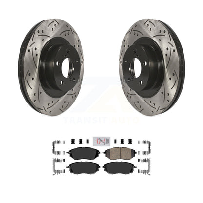Kit de plaquettes en céramique pour Rotor de frein à fente avant percée, pour Subaru Legacy 3.0 R avec 3.0