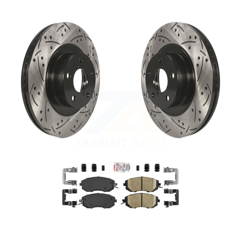 Kit de plaquettes en céramique pour Rotors de frein à fente avant, pour Subaru Forester Impreza XV BR