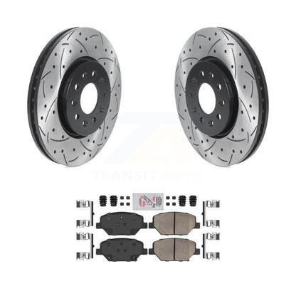 Kit de plaquettes en céramique pour Rotor de frein à fente avant percée, pour Chevrolet Equinox GMC Terrai