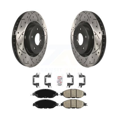 Kit de plaquettes en céramique pour Rotor de frein à fente avant percée, pour Nissan Murano Pathfinder QX6