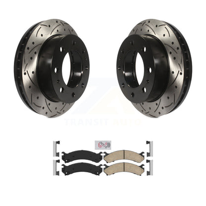 Kit de plaquettes en céramique pour Rotor de frein, fente de perçage avant, pour GMC Chevrolet Sierra 2500 HD H