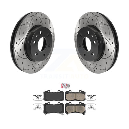 Kit de plaquettes en céramique pour Rotor de frein à fente avant percée, pour Chevrolet Colorado GMC Canyo