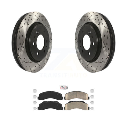 Kit de plaquettes en céramique pour Rotor de frein à fente avant, pour Ford F-150 Expedition Lincol