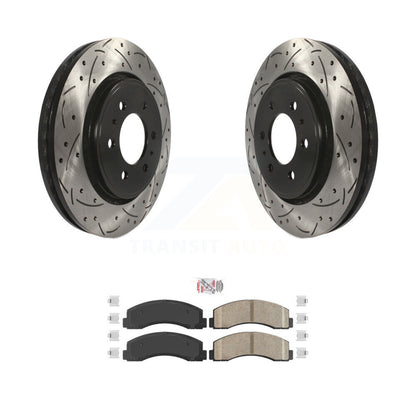 Kit de plaquettes en céramique pour Rotor de frein à fente avant, pour Ford F-150 Expedition Lincol
