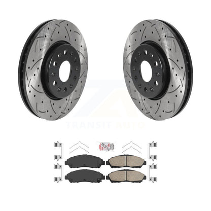 Kit de plaquettes en céramique pour Rotor de frein à fente avant percée, pour Chevrolet Traverse GMC Acadi