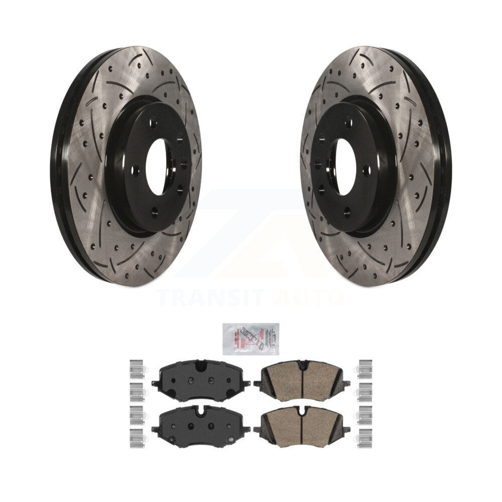 Kit de plaquettes en céramique pour Rotors de frein à fente avant, pour Chevrolet Trailblazer Buick G