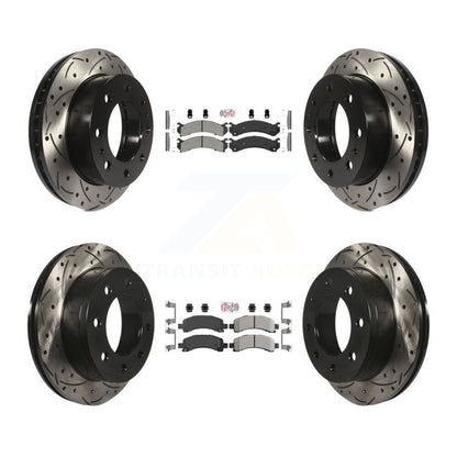 Kit de rotors de frein à fentes semi-métalliques avant et arrière, pour Chevrolet Express