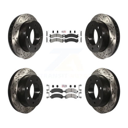 Kit de rotors de frein à fentes semi-métalliques avant et arrière, pour Chevrolet Express