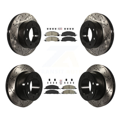 Kit de Rotor de frein à fente semi-métallique avant et arrière, pour Ram 3500 2500 150