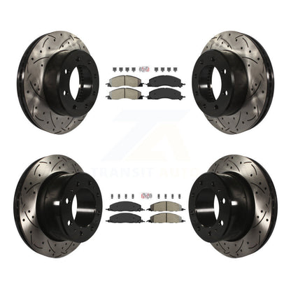 Kit de Rotor de frein à fente semi-métallique avant et arrière, pour Ram 3500 2500 150