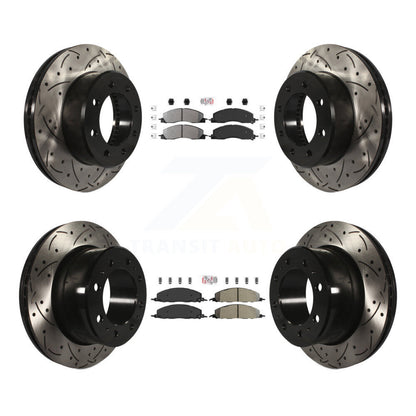 Kit de Rotor de frein à fente semi-métallique avant et arrière, pour Ram 3500 2500 150