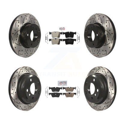 Kit de Rotor de frein à fente de forage de tampon semi-métallique avant et arrière pour BMW 320i xDrive 328
