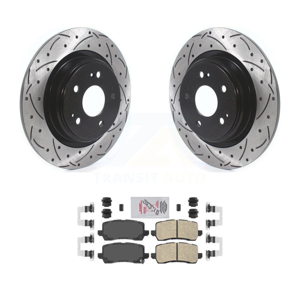 Kit de plaquettes en céramique pour rotors de frein à disque, fente de perçage arrière, pour Acura MD 2017 – 2020