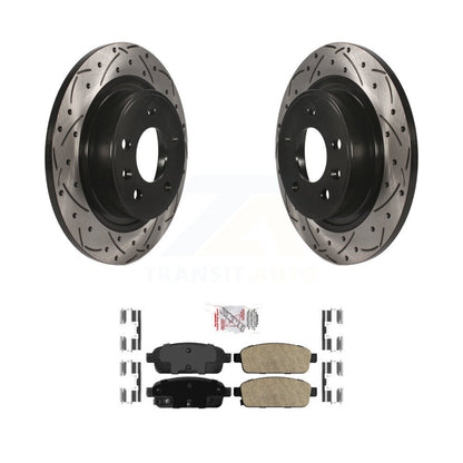 Kit de plaquettes en céramique pour Rotor de frein, fente de perçage arrière, pour Chevrolet Cruze Buick Verano EL
