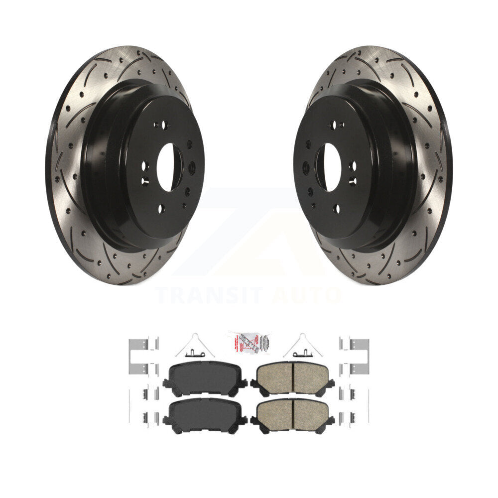 Kit de plaquettes en céramique pour rotors de frein à disque, fente de perçage arrière, pour Acura MD 2014 – 2016