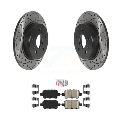 Kit de plaquettes en céramique pour Rotor de frein, fente de perçage arrière, pour Chevrolet Cruze Bolt EV Volt EU
